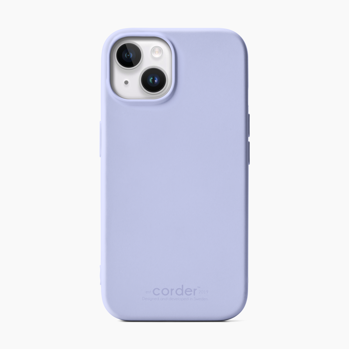 Silikonskal iPhone 15 Lila – Corder
