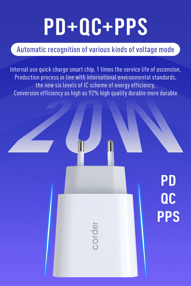 Snabbladdare 20W USB-C