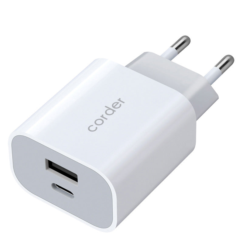 Snabbladdare 20W Dual Port USB-C