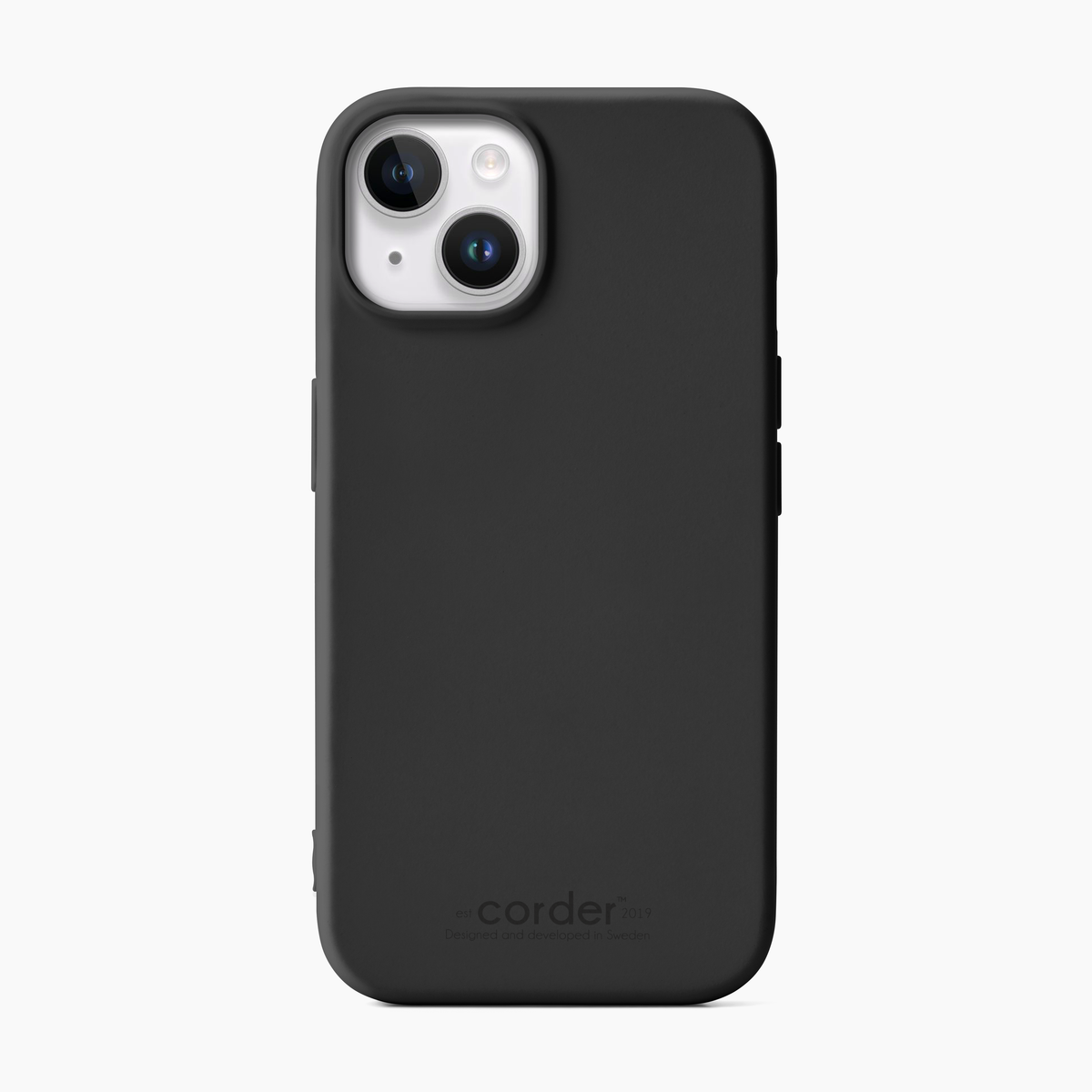 Silikonskal iPhone 15 Svart – Corder