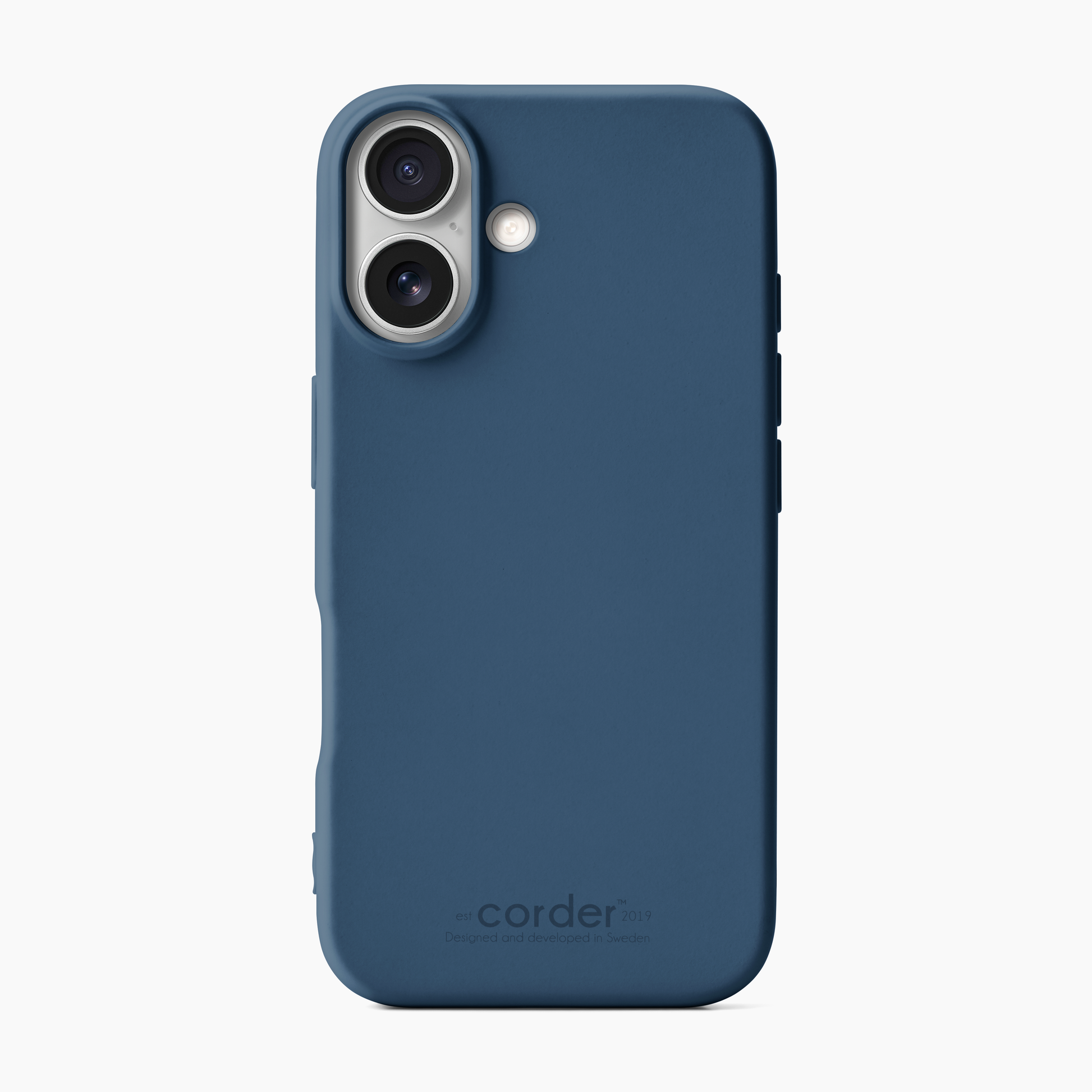 Silikonskal iPhone 16 Blå – Corder