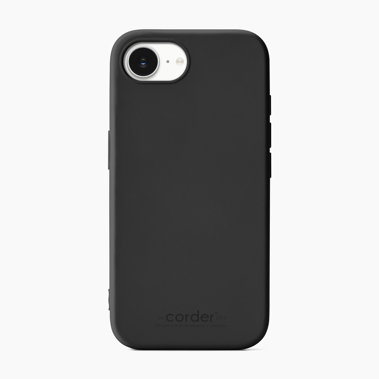 Silikonskal iPhone 16e Svart – Corder