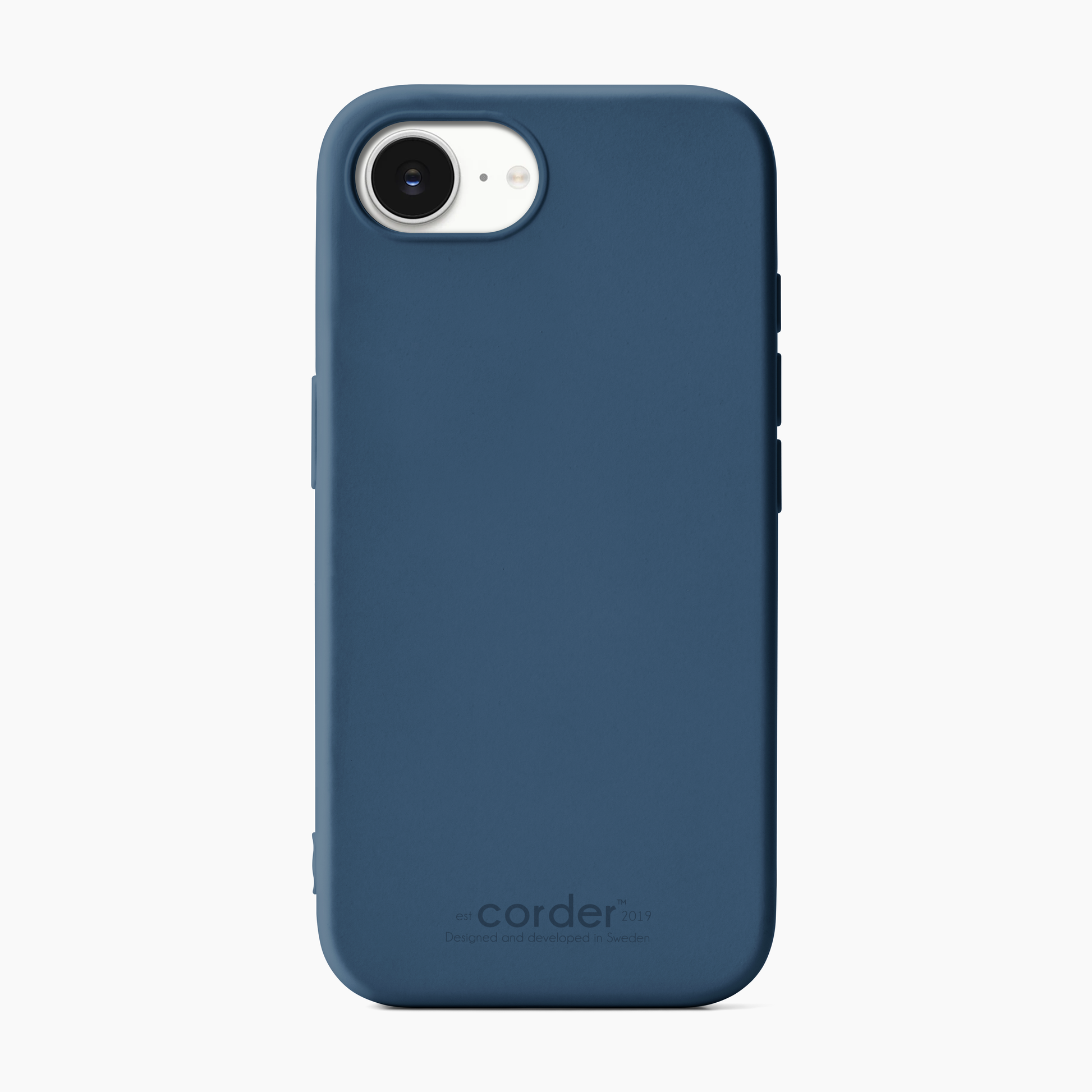 Silikonskal iPhone 16e Blå – Corder