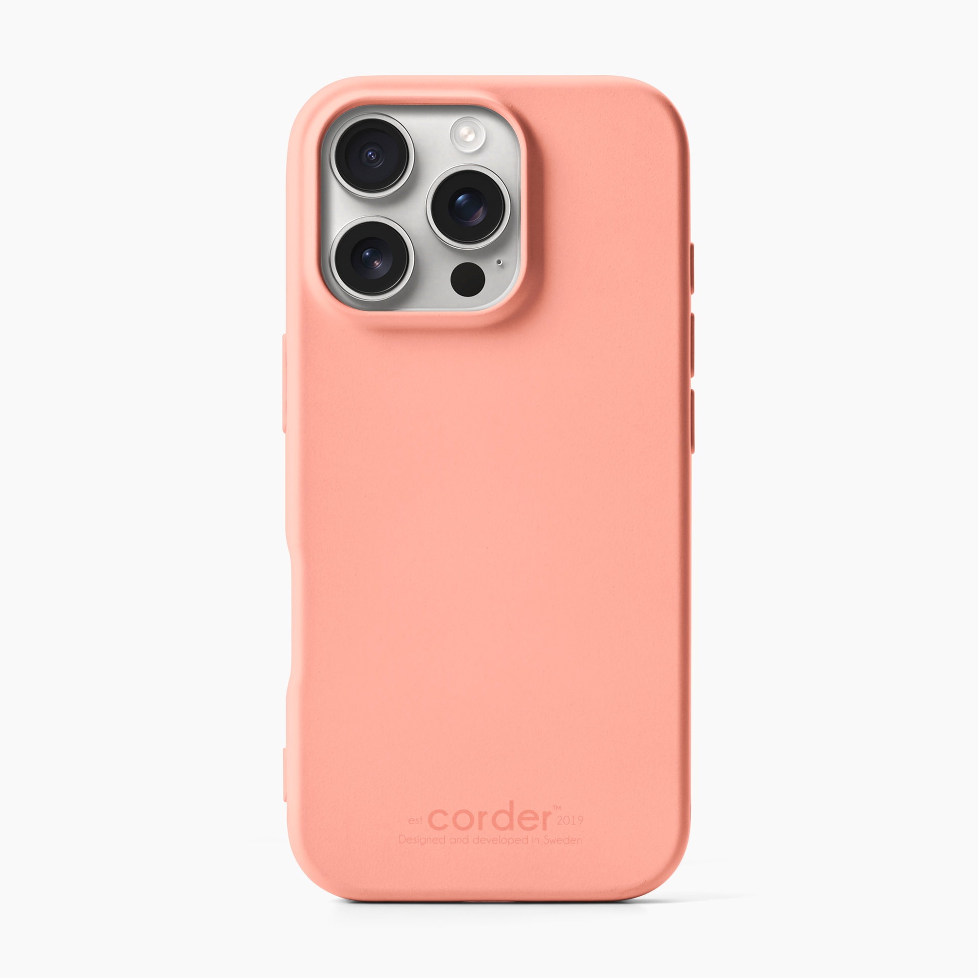 Silikonskal iPhone 16 Pro Persika – Corder