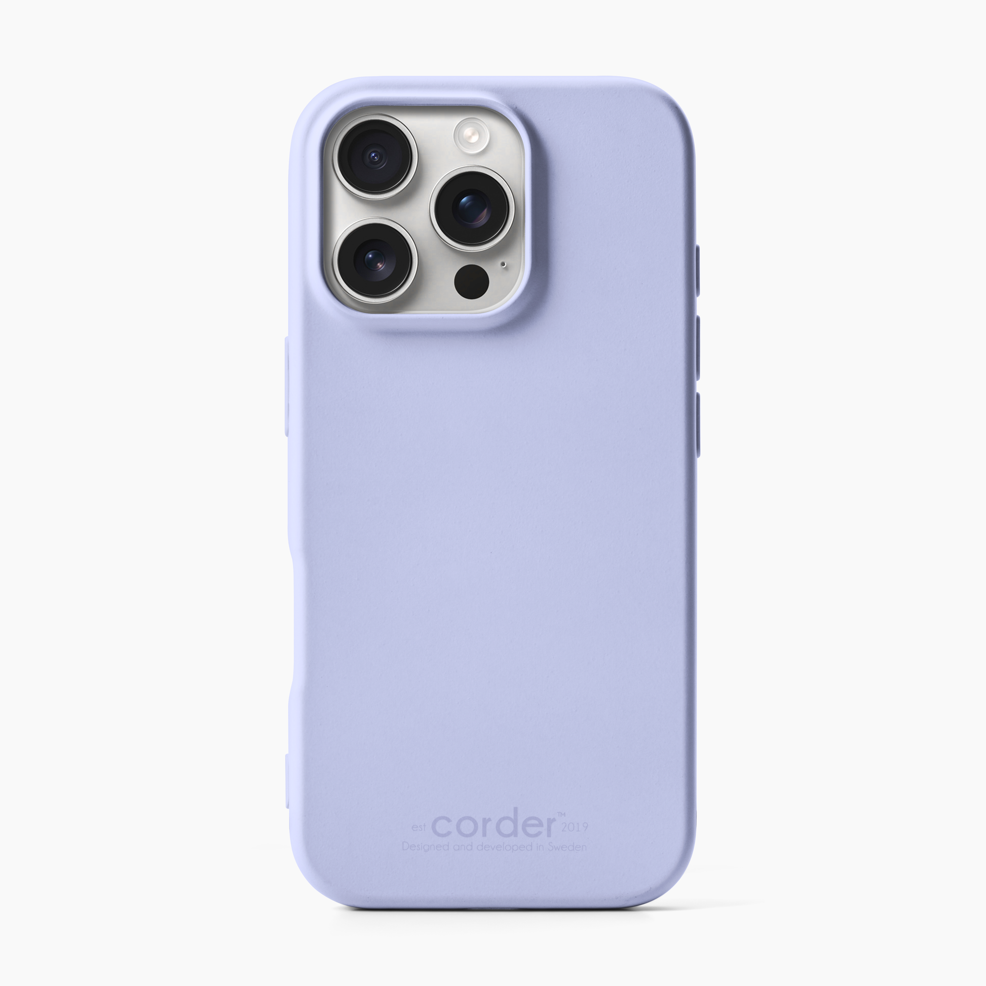 Silikonskal iPhone 16 Pro Lila – Corder