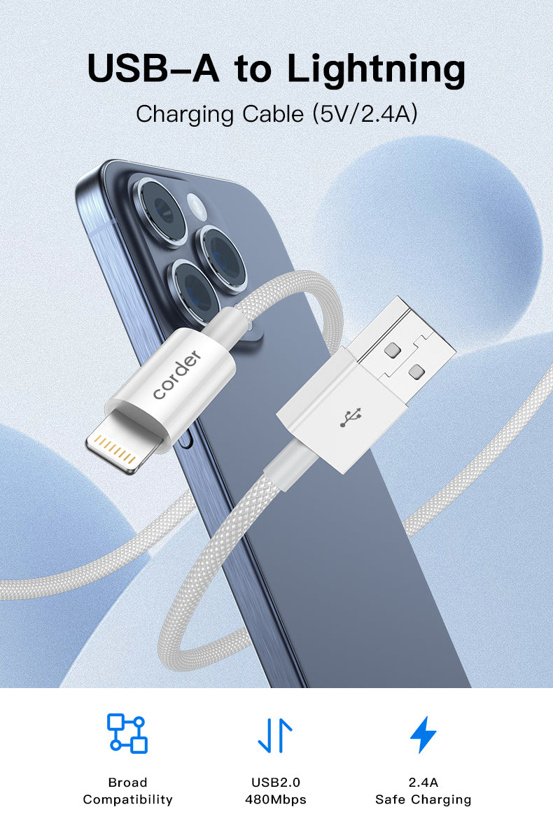 Laddkabel för iPhone 2M