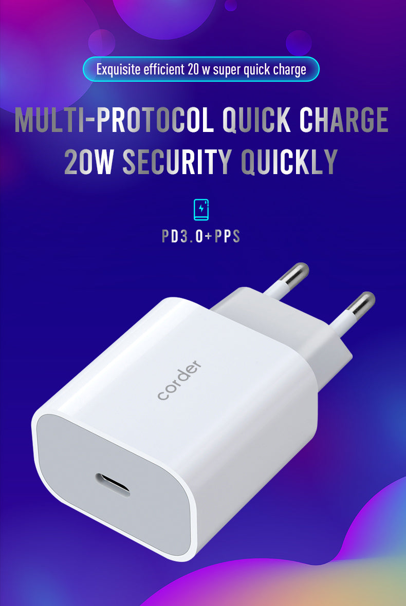 Snabbladdare 20W USB-C