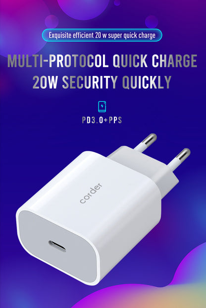 Snabbladdare 20W USB-C