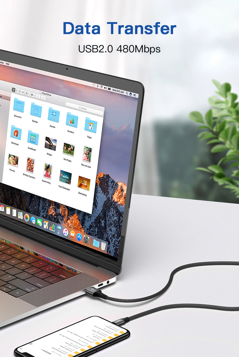 Laddkabel USB-C till USB-A