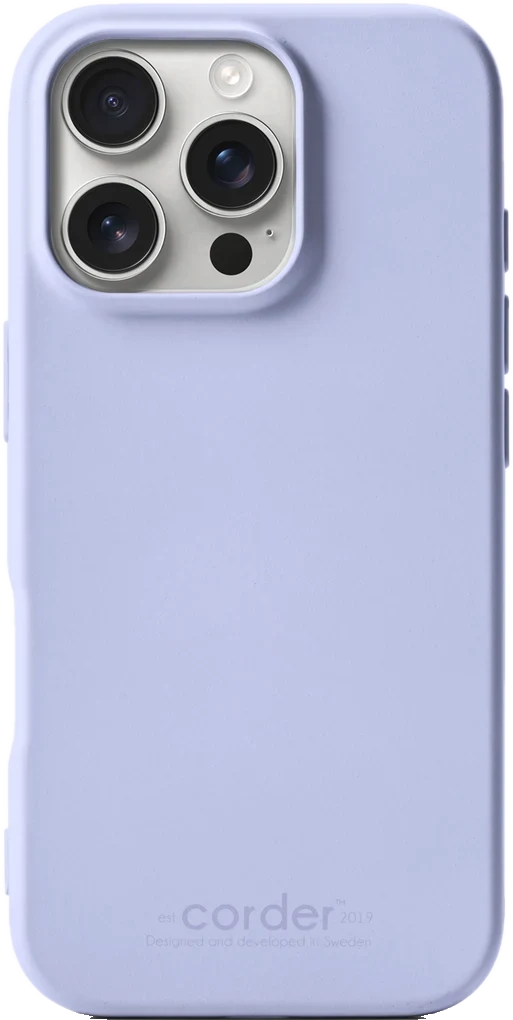 Corder TPU-skal i lila till iPhone 16 Pro