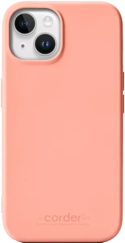 Corder TPU-skal till iPhone 14 i persika