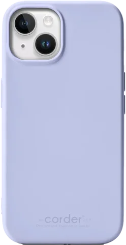 Corder TPU-skal till iPhone 15 i lila