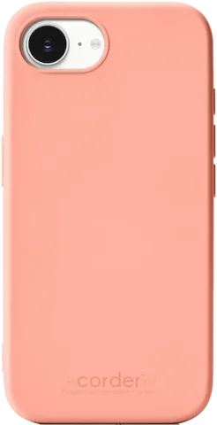 Corder TPU-skal till iPhone 16e i persika