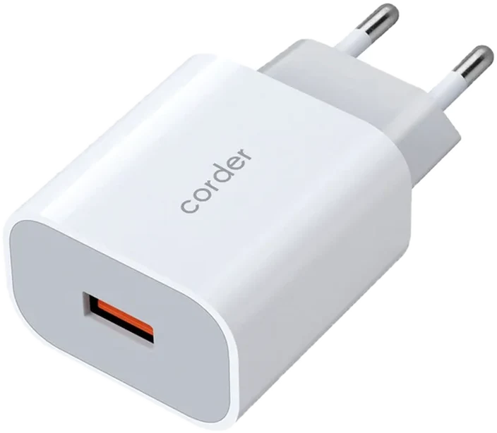 Corder snabbladdare 18W med USB-A