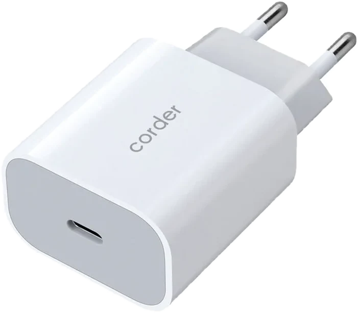 Corder snabbladdare 20W med USB-C
