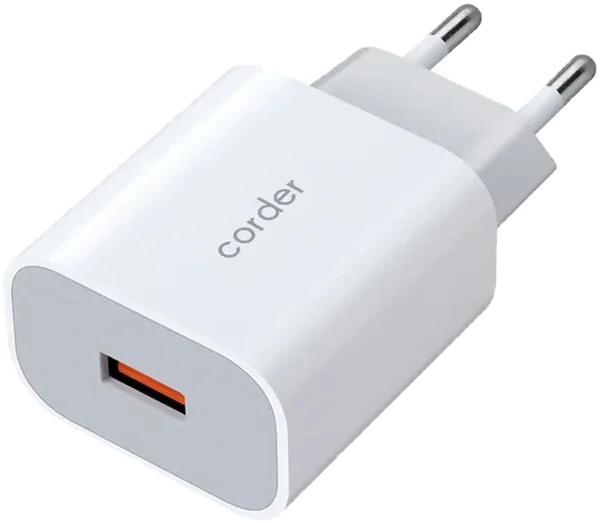 Corder snabbladdare 18W med USB-A